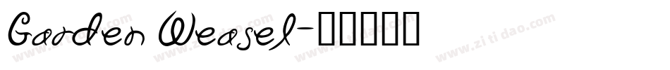 Garden Weasel字体转换
